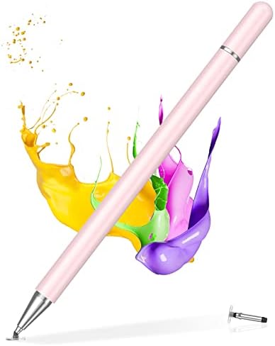 Stylus Pens for Touch Screens, High Precision 2-in-1 Disc Stylus Pen for iPad Compatible with iPhone/iPad/Android/Tablets and All Capacitive Touch Screens