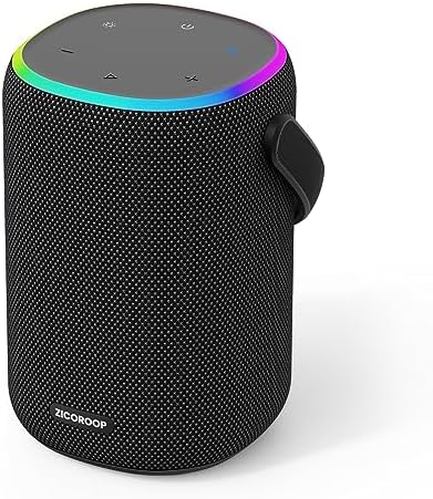 ZICOROOP Bluetooth Speakers,50W Portable Bluetooth Speaker with IPX7 Wireless Waterproof, Stereo Sound, Long-Lasting Battery,Handle，Crystal Clear，Rich Bass,8000mAh